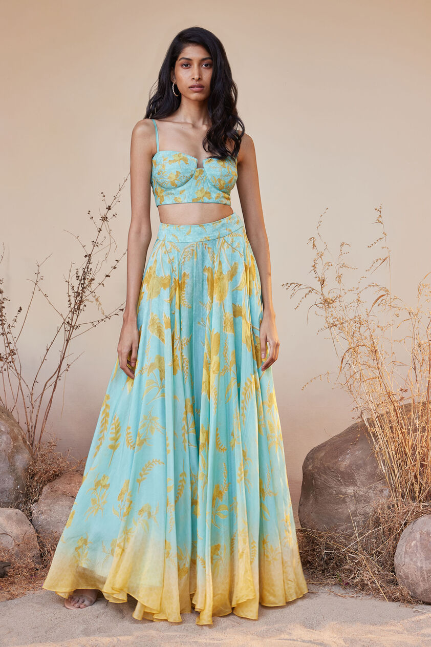 Sama Skirt Set - Aqua, Aqua, image 6