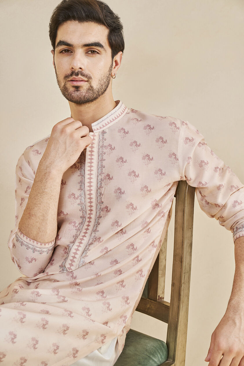Rohak Kurta - Salmon, Salmon, image 5
