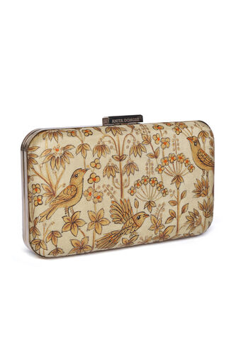 Pichhwai Clutch - Canary Gold, Gold, image 10