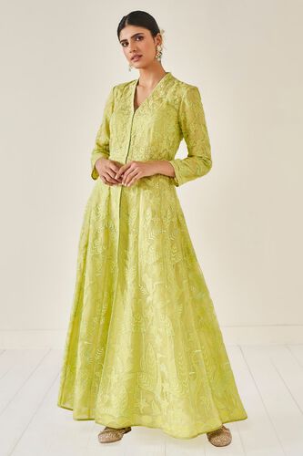 1 - Birds of Paradise Jacket Set  - Lime, image 1