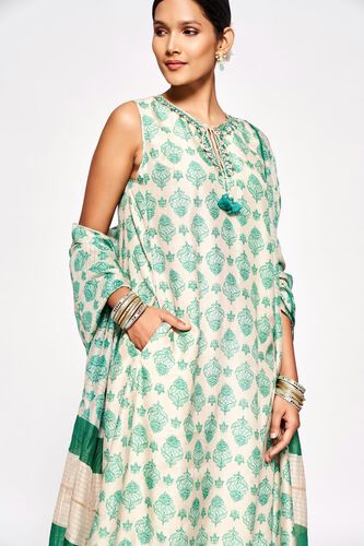5 - Maushmi Kurta Set – Green, image 5