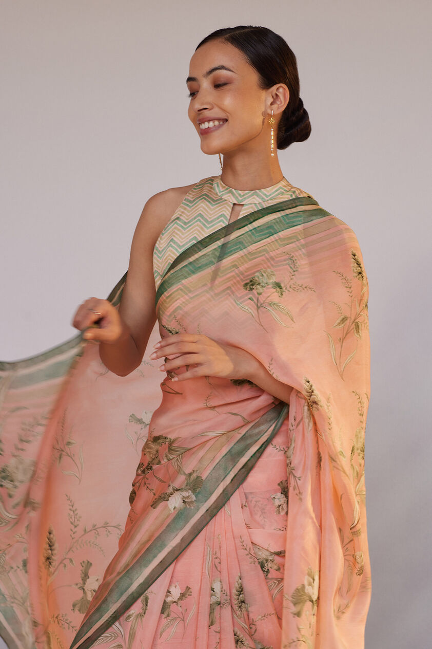 Sama Saree - Blush, Blush, image 4