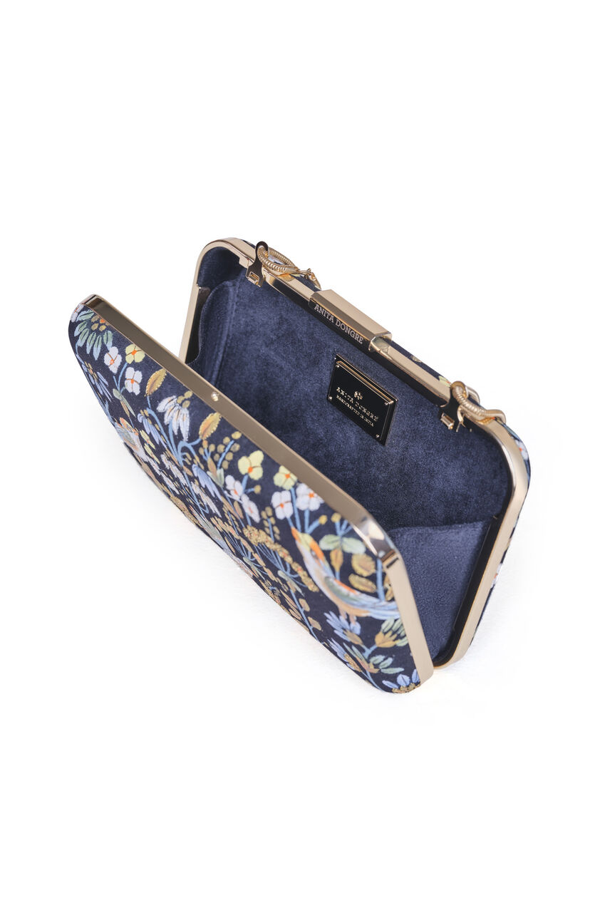 Pichhwai Clutch - Nightingale Black, Black, image 8