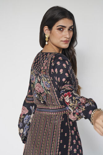Isbah Embroidered Tunic - Black, Black, image 8