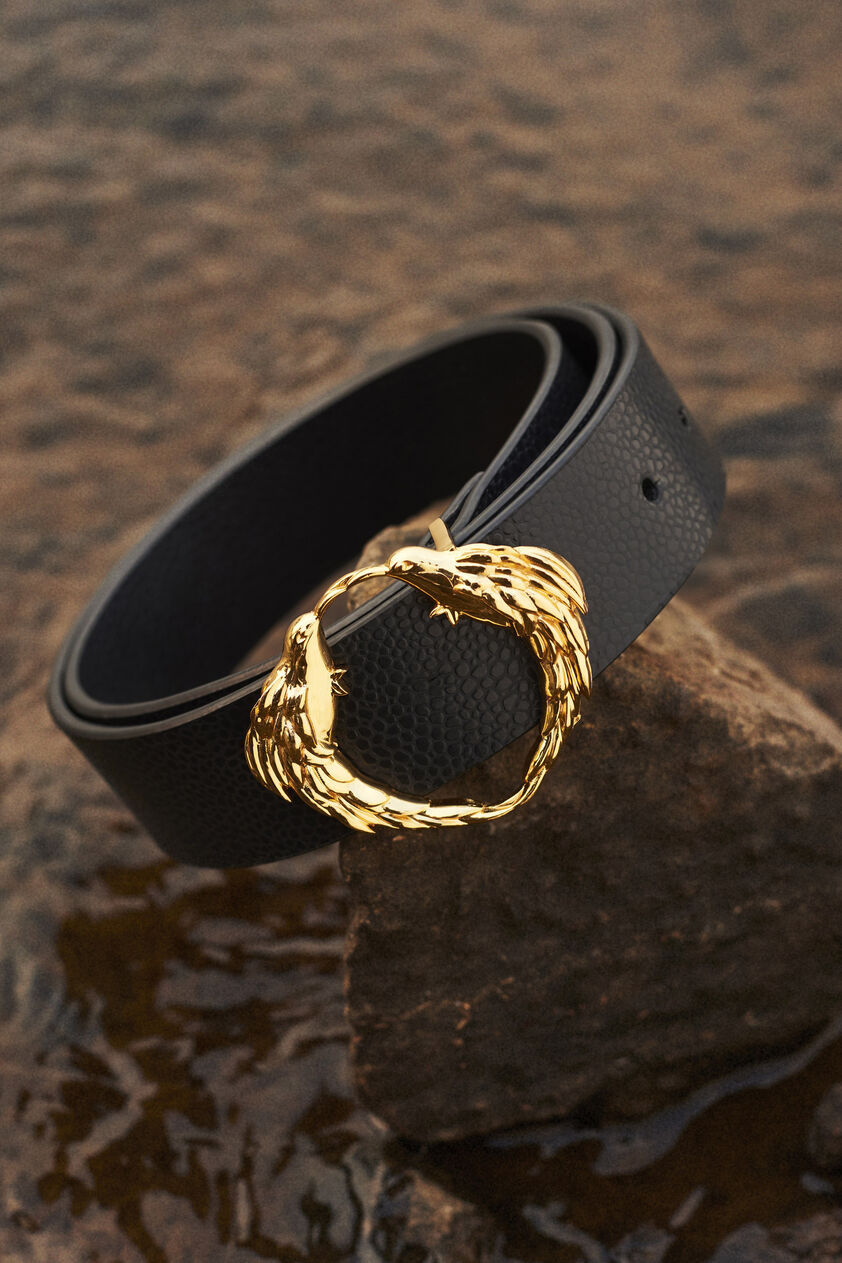 Birds of a Feather Belt - Nocturnal Black, Black, image 1