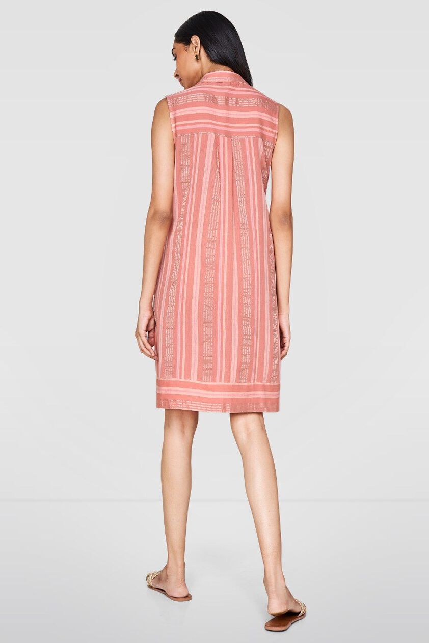 2 - Pink Streamed Dress, image 2