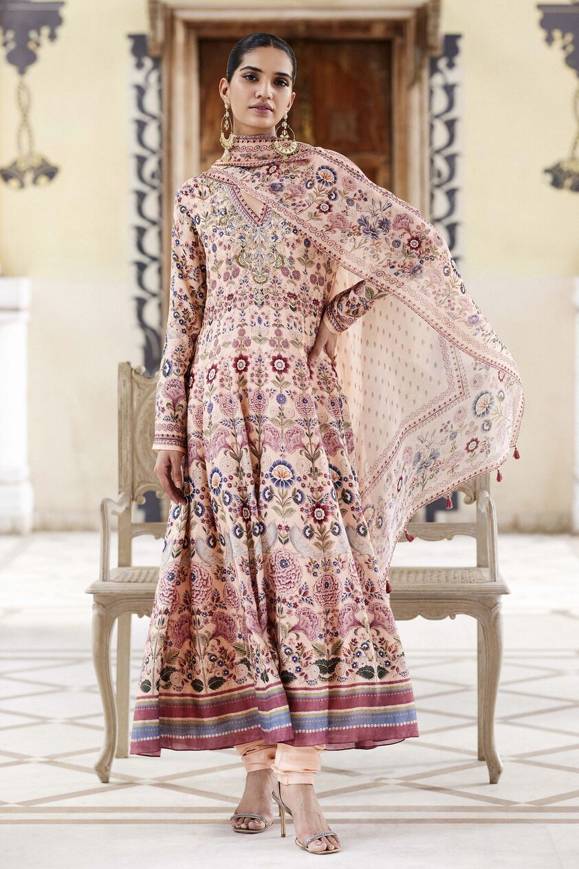 Izana Zari Suit Set - Peach, Peach, image 1
