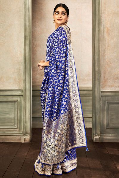 Dalisha Saree Set - Blue