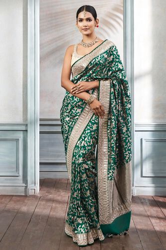 1 - Pankaja Saree Set – Green, image 1